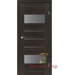 Двери ARONA дуб саксонский стекло сатин белый